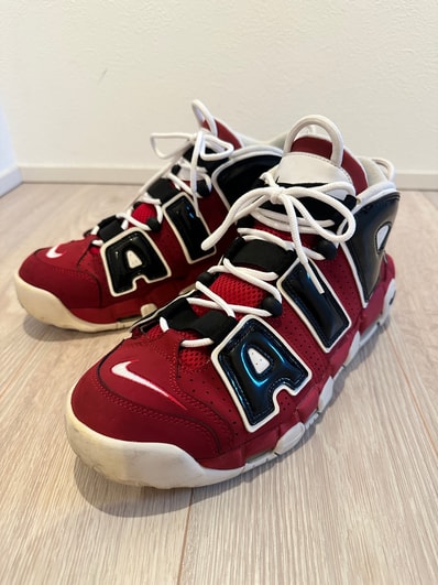 Nike Air More Uptempo ’96 "Black and Varsity Red" (2021)