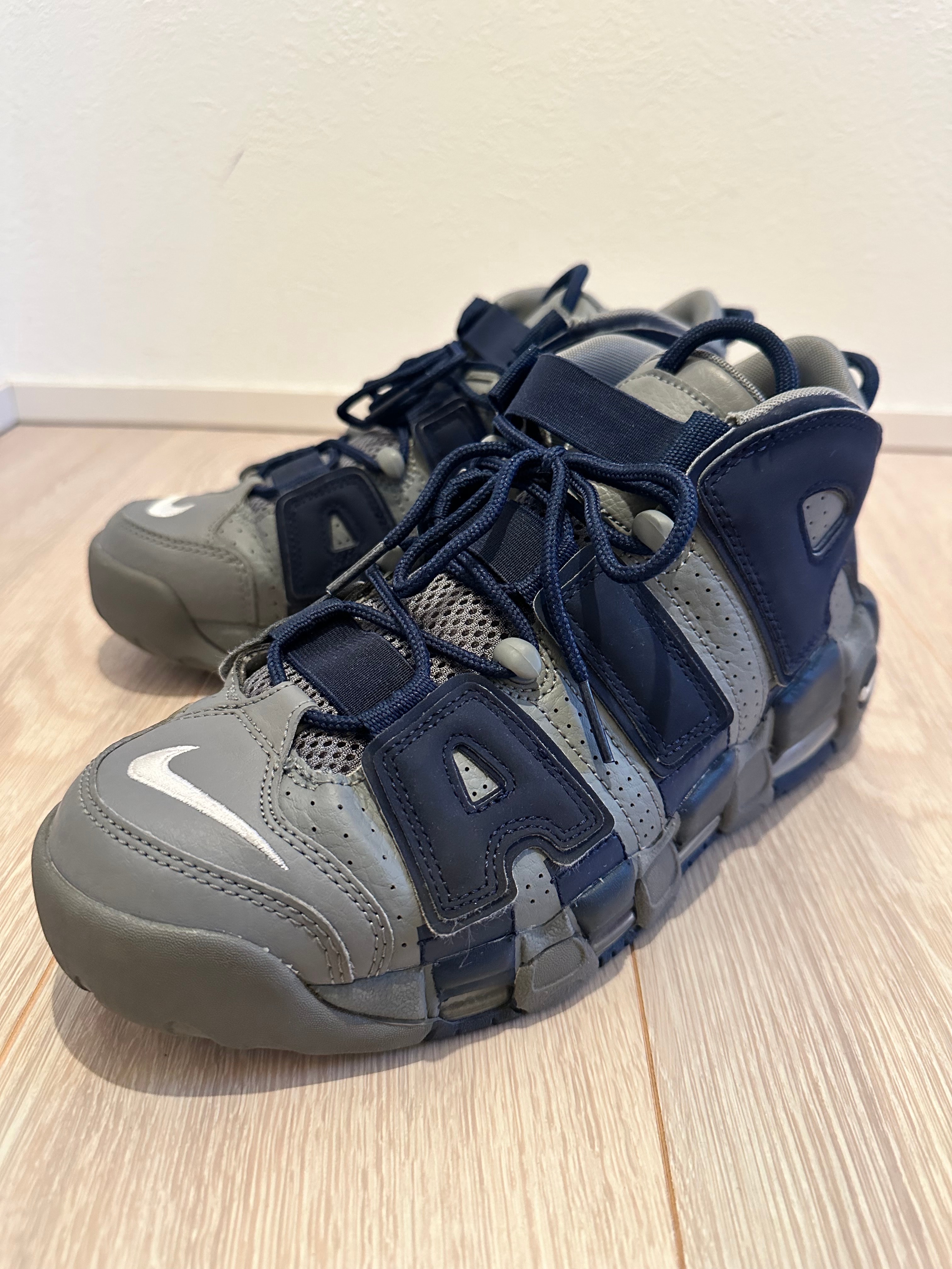 Nike Air More Uptempo '96 "Cool Grey/White/Midnight Navy"