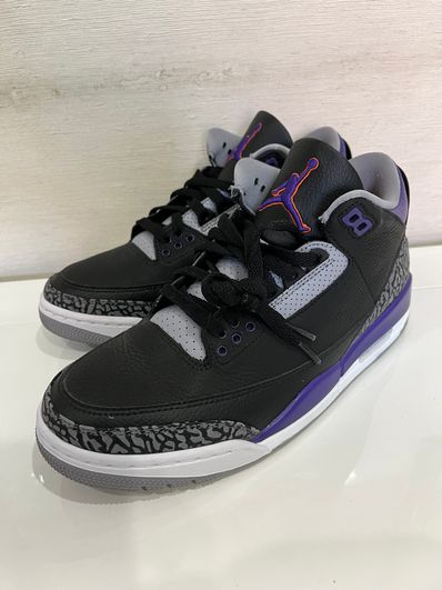 Nike Air Jordan 3 Retro "Black/Court Purple"