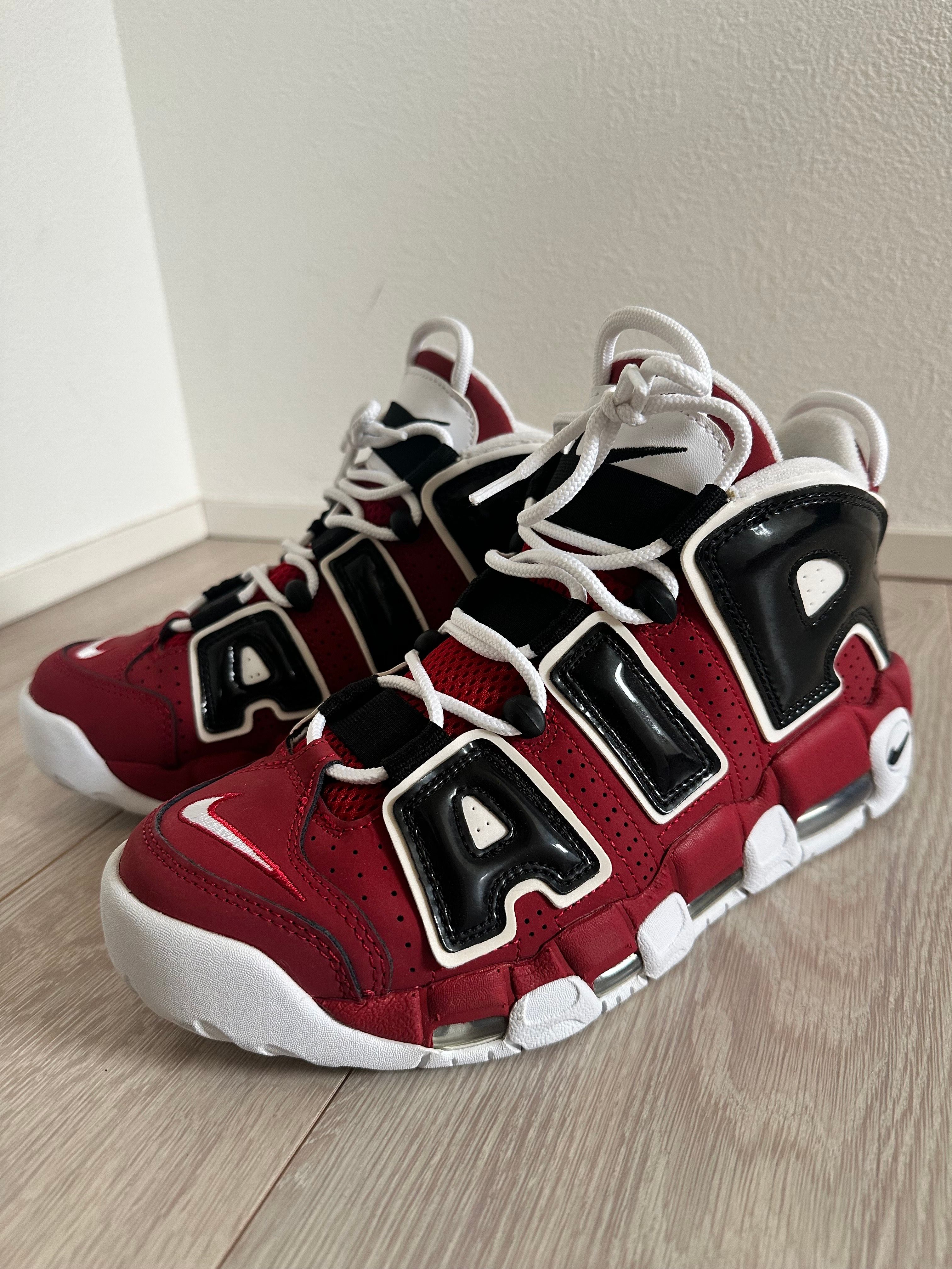 Nike Air More Uptempo ’96 "Black and Varsity Red" (2021)