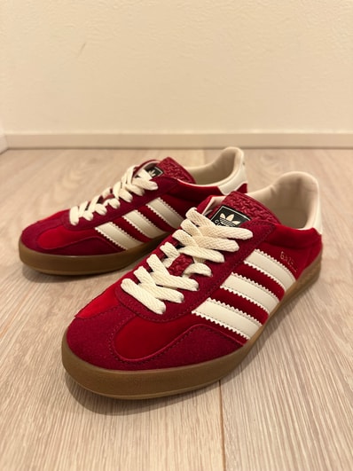 GUCCI × adidas Women's Gazelle "Red"