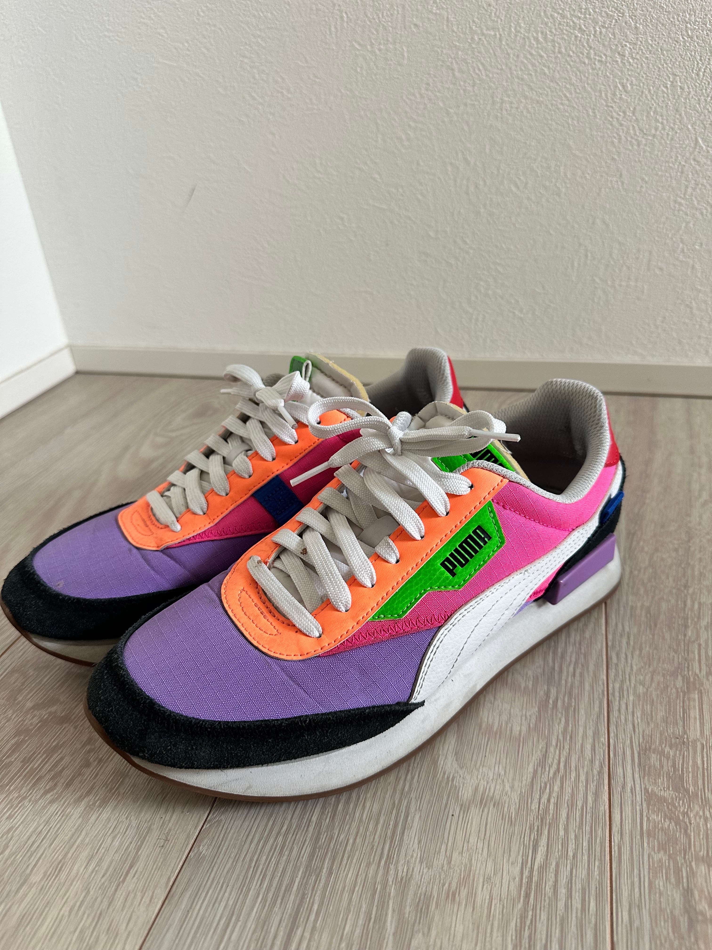 Puma Future Rider Play On "Luminous Purple/Fluo Pink "