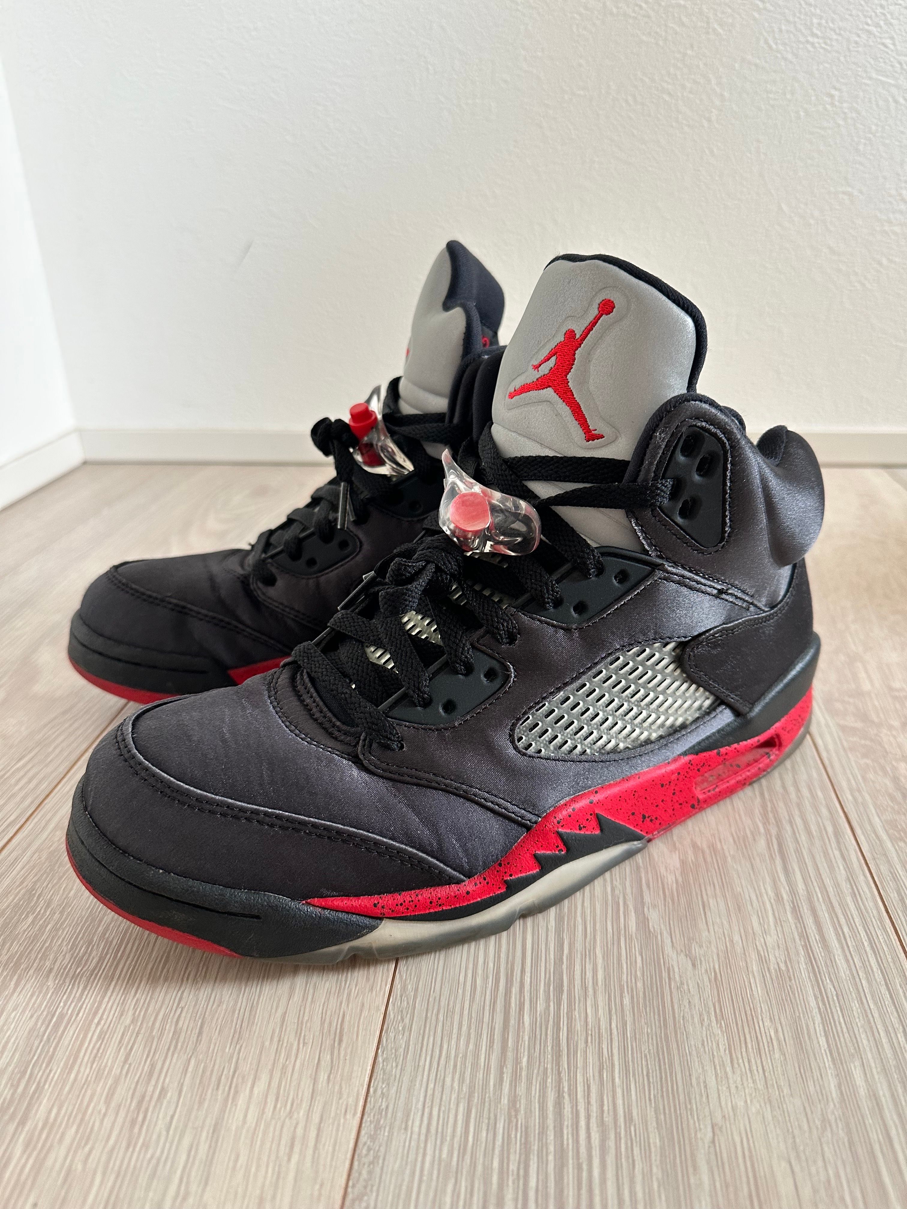 Air Jordan 5 Satin "Bred"