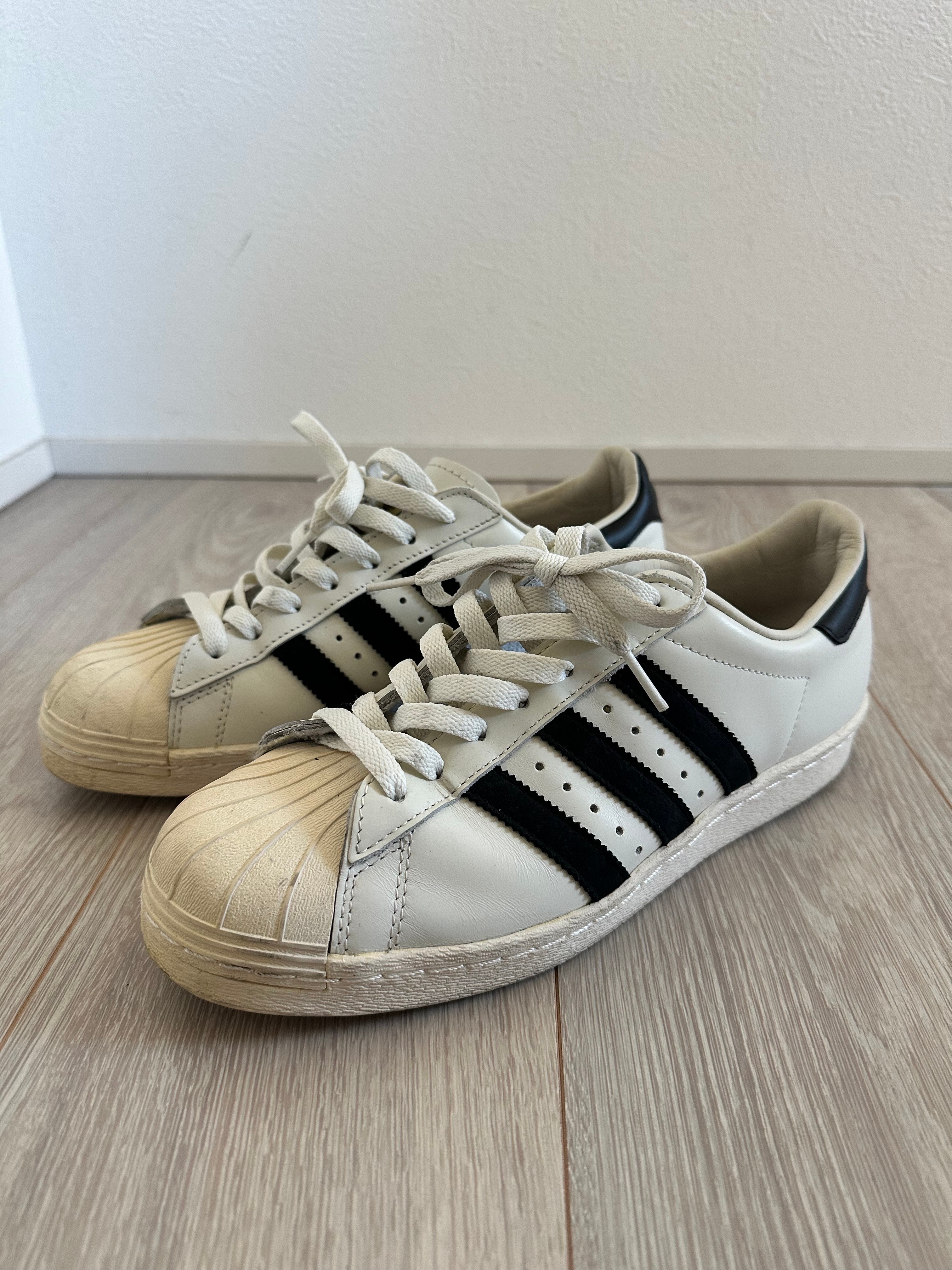 adidas Superstar 80s Vintage Deluxe "Vintage White/Black"