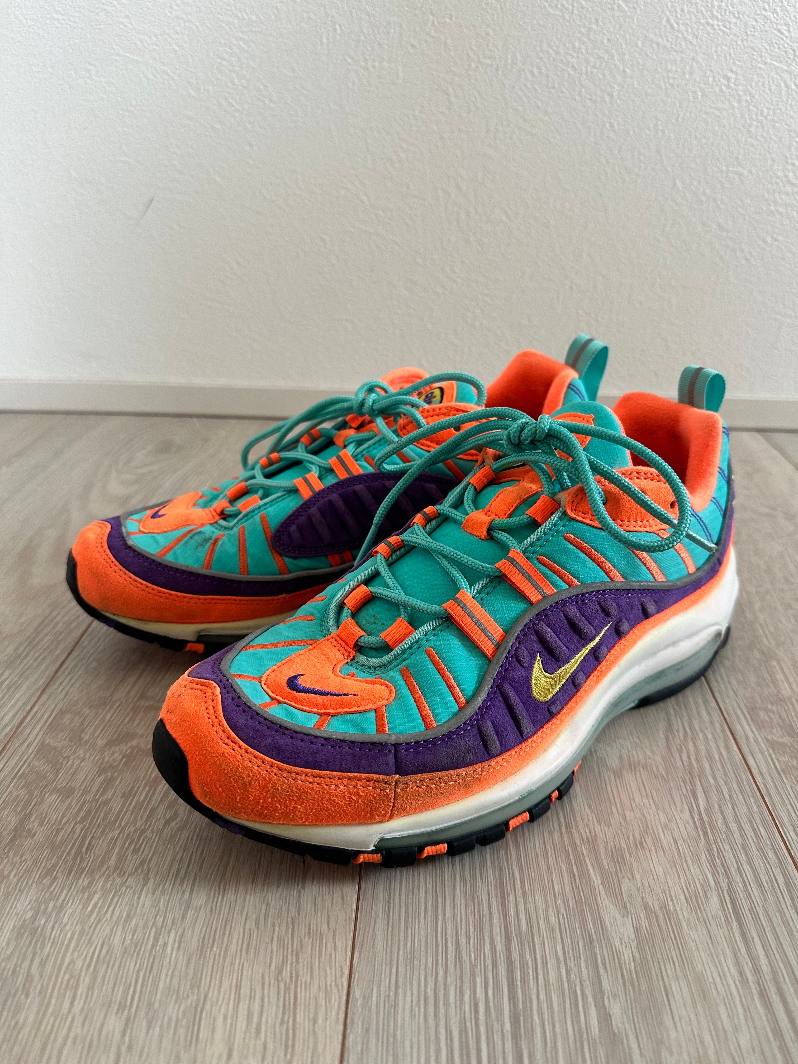 Nike GS Air Max 98 "Cone/Tour Yellow"