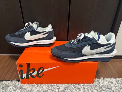 Fragment × sacai × Nike LD Waffle "Blackended Blue"