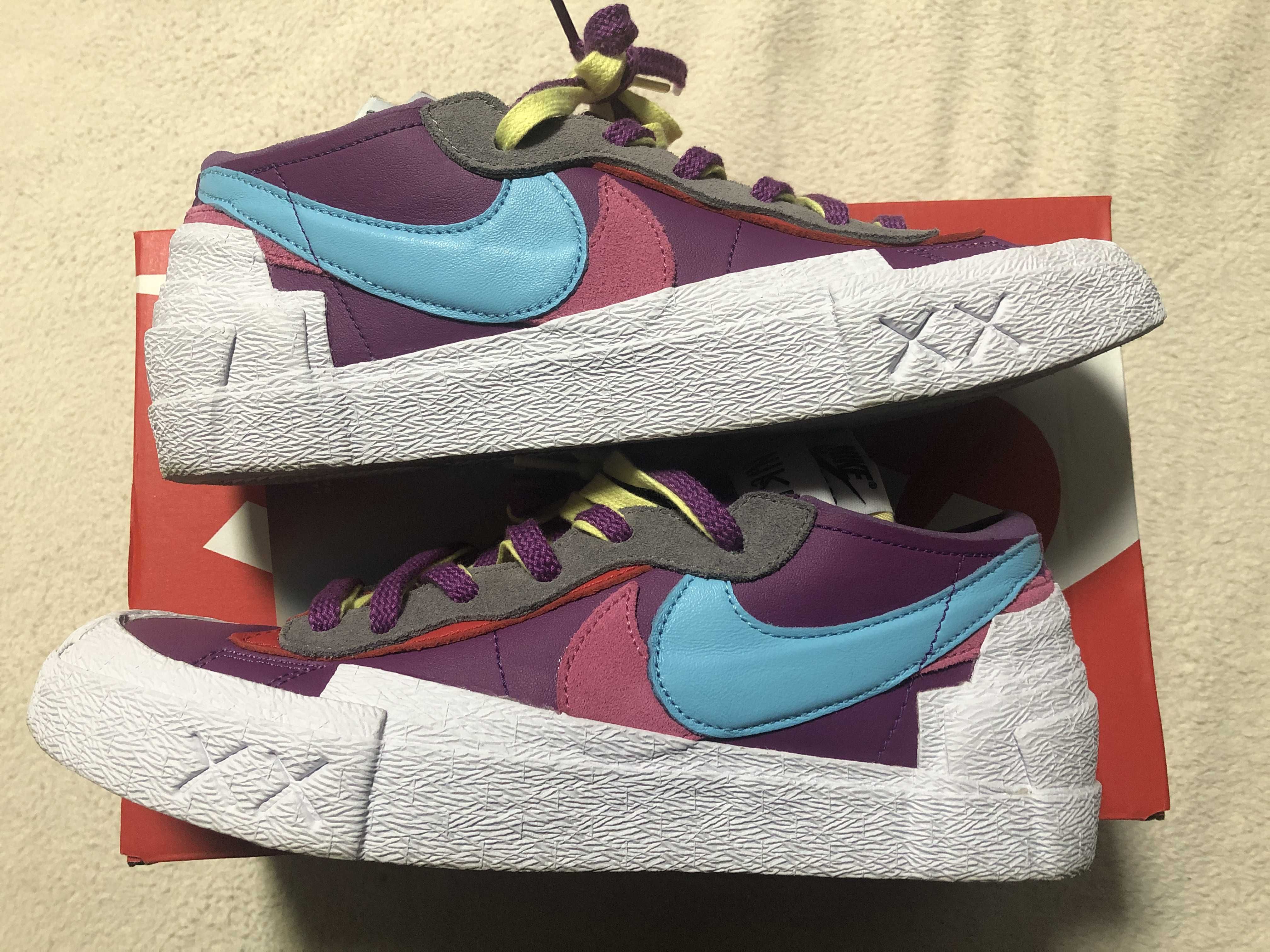 KAWS × sacai × Nike Blazer Low "Purple Dusk"