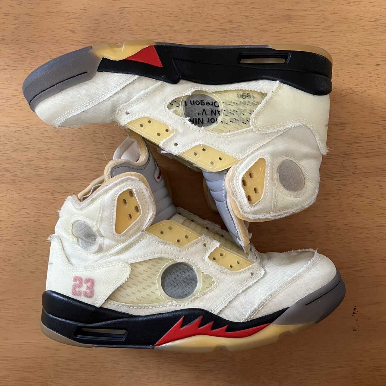 Off-White × Nike Air Jordan 5 "Sail"