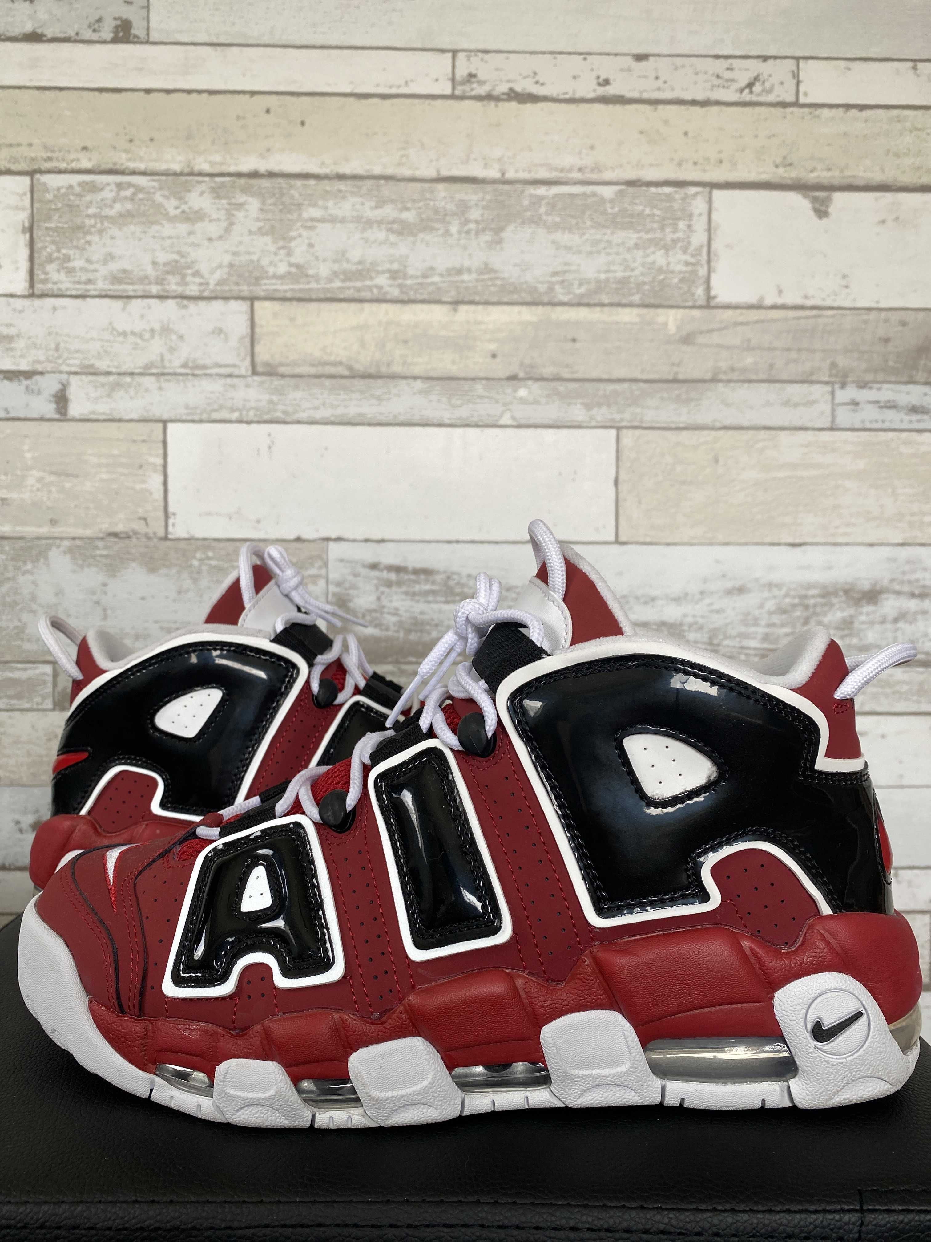 Nike Air More Uptempo ’96 "Black and Varsity Red" (2021) 