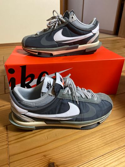 sacai × Nike Zoom Cortez "Iron Grey"