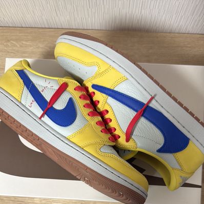 Travis Scott × Nike Women's Air Jordan 1 Retro Low OG "Canary"