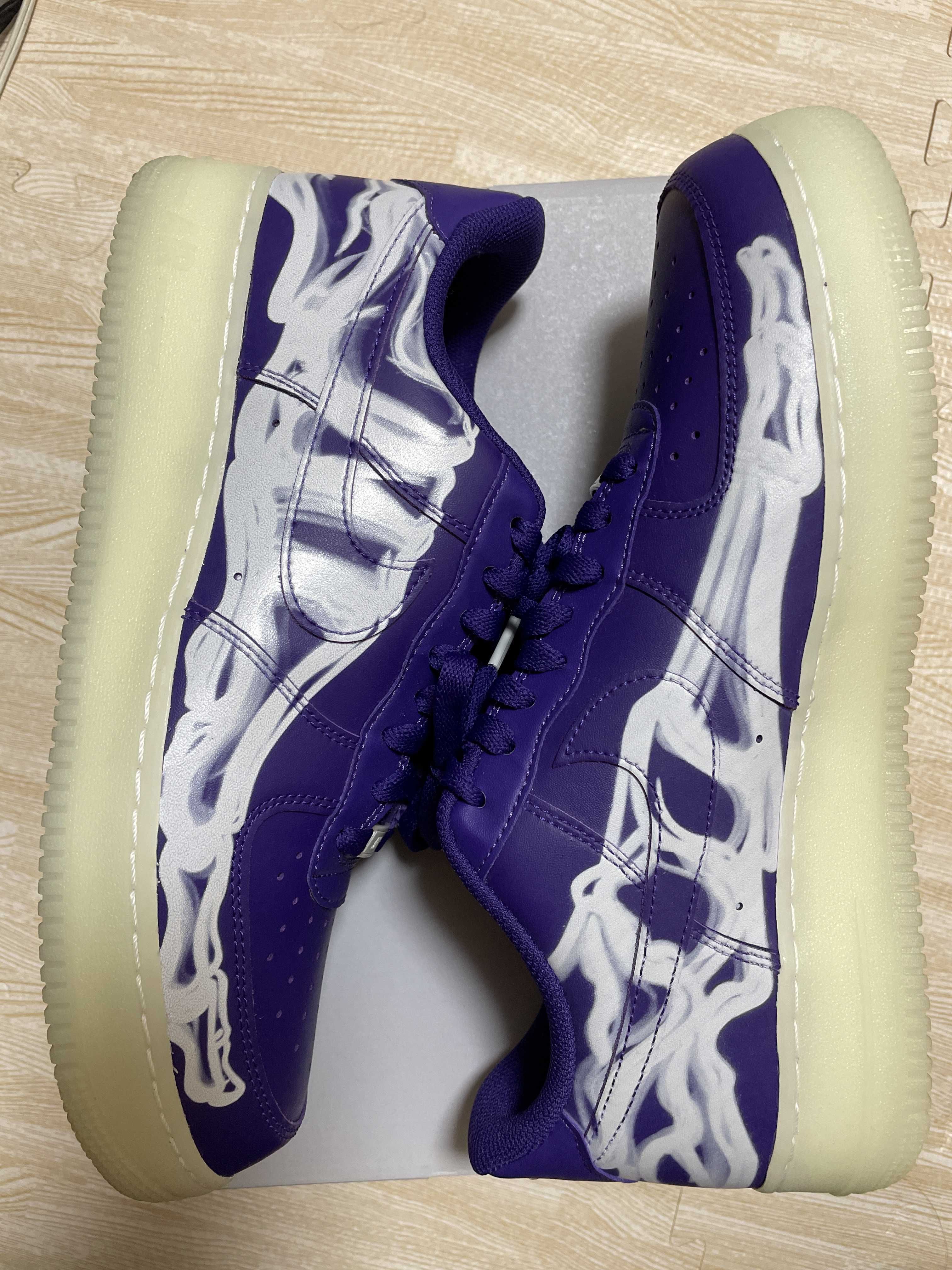 Nike Air Force 1 "Purple Skeleton"