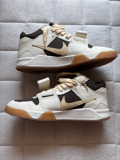 Travis Scott × Nike Jordan Jumpman Jack TR "Sail and Dark Mocha"