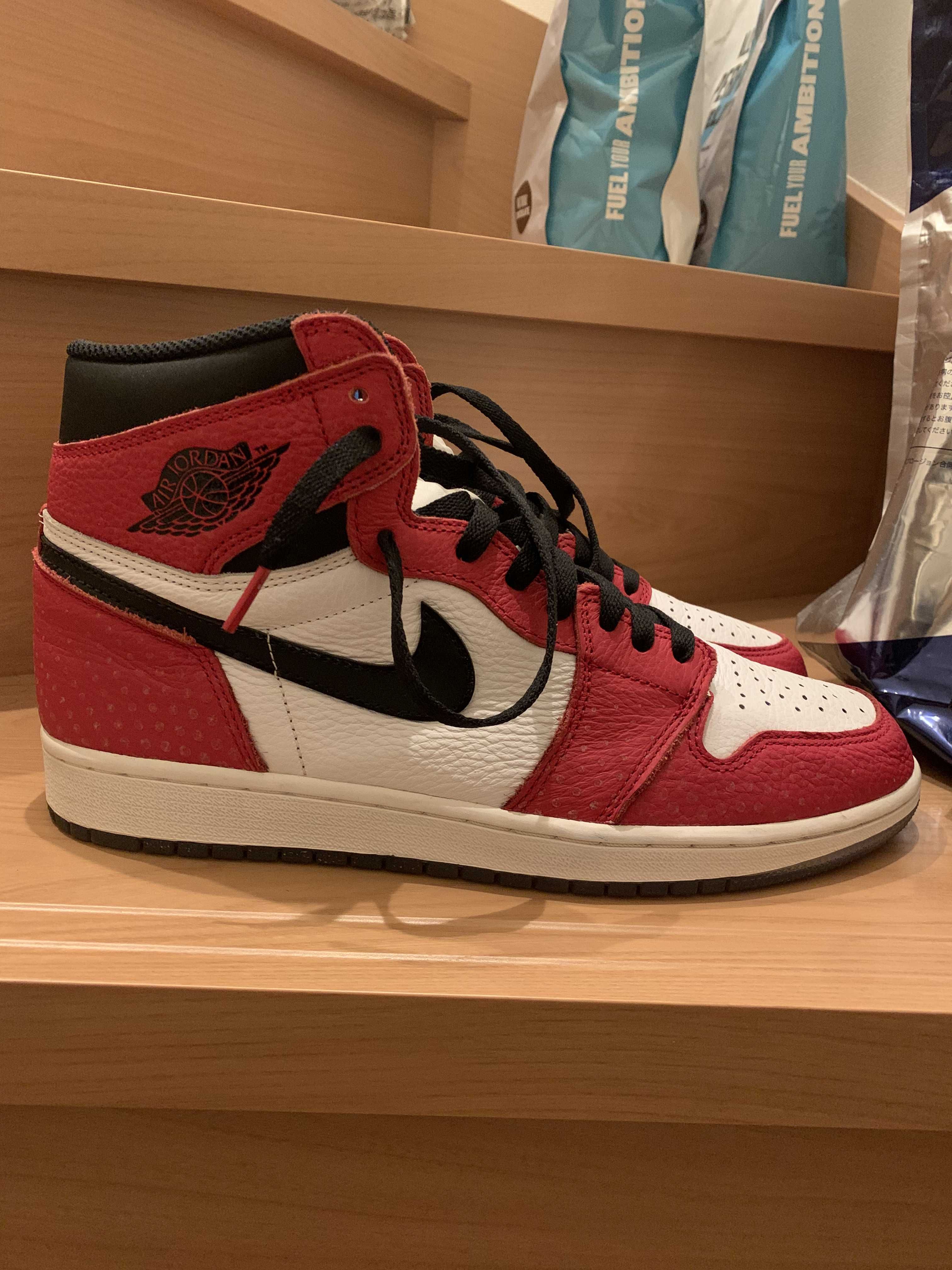 Spiderman × Nike Air Jordan 1 Origin Story "Gym Red/White/Photo Blue/Black"