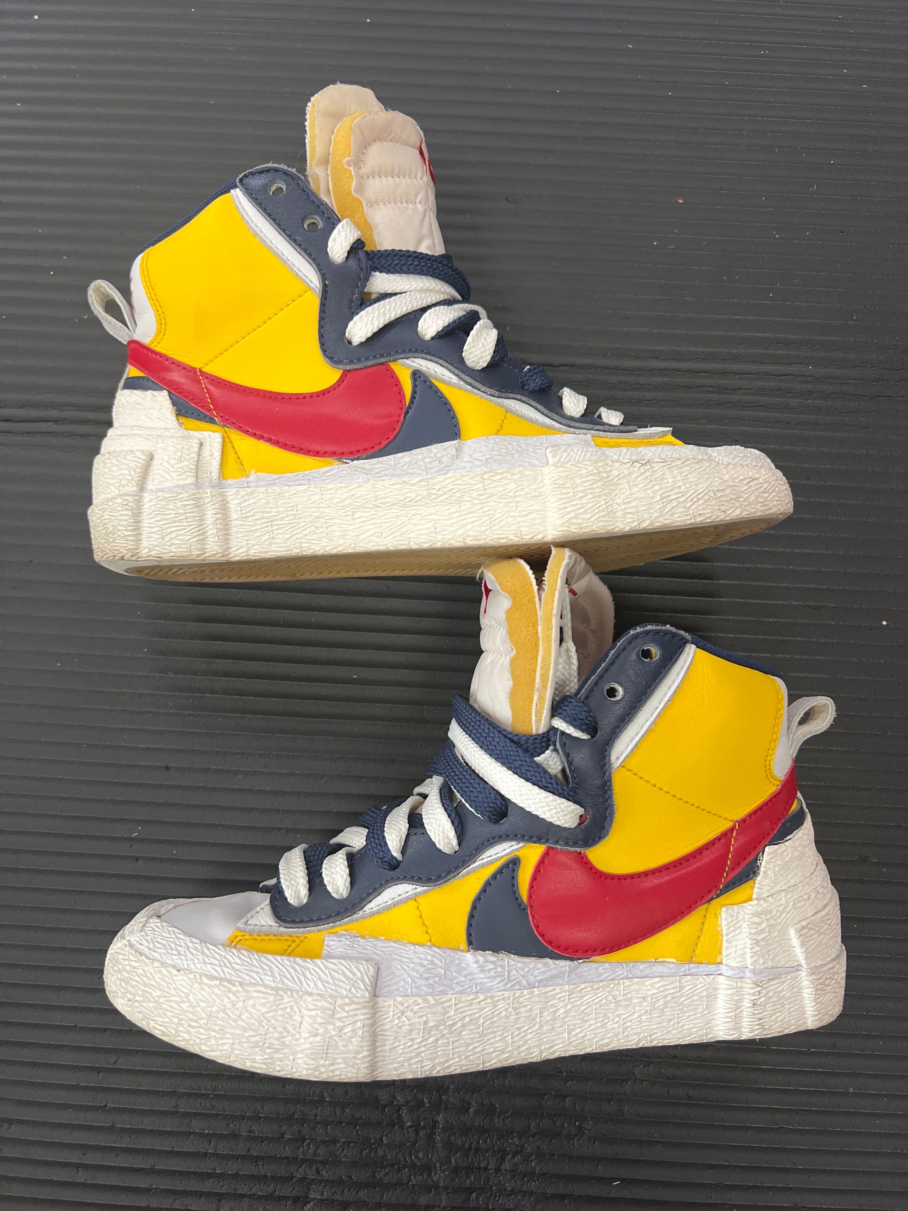 sacai × Nike Blazer Mid "Varsity Maize/Varsity Red"