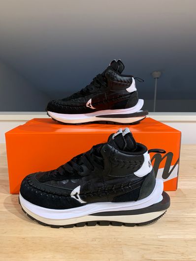 Jean-Paul Gaultier × sacai × Nike Vapor Waffle "Black/Black-White"