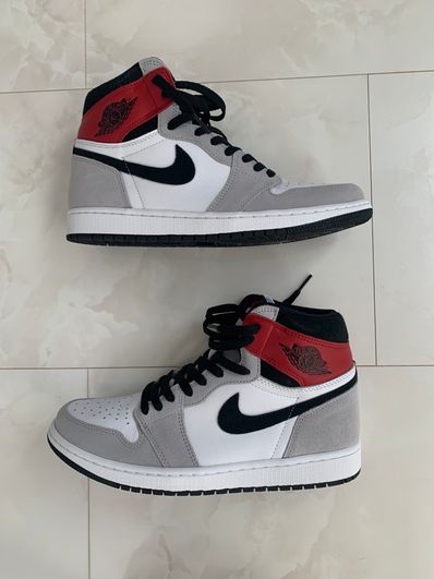 Nike Air Jordan 1 High OG "White/Black/Light Smoke Grey"