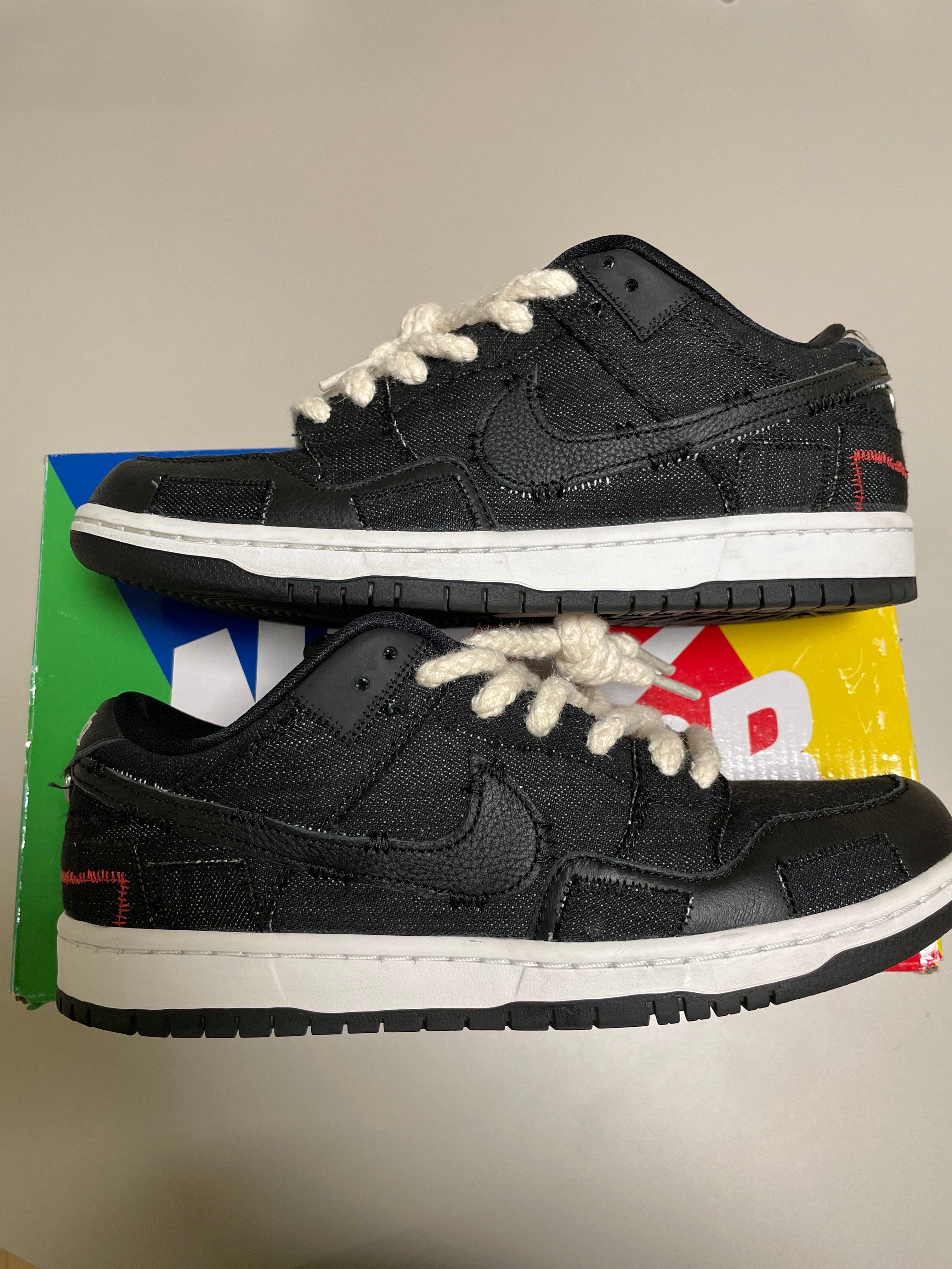 Wasted Youth × Nike SB Dunk Low "Black Denim" / VERDY