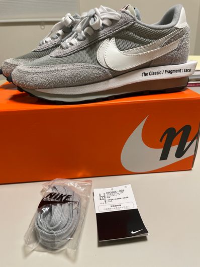 Fragment × sacai × Nike LD Waffle "Light Smoke Grey"