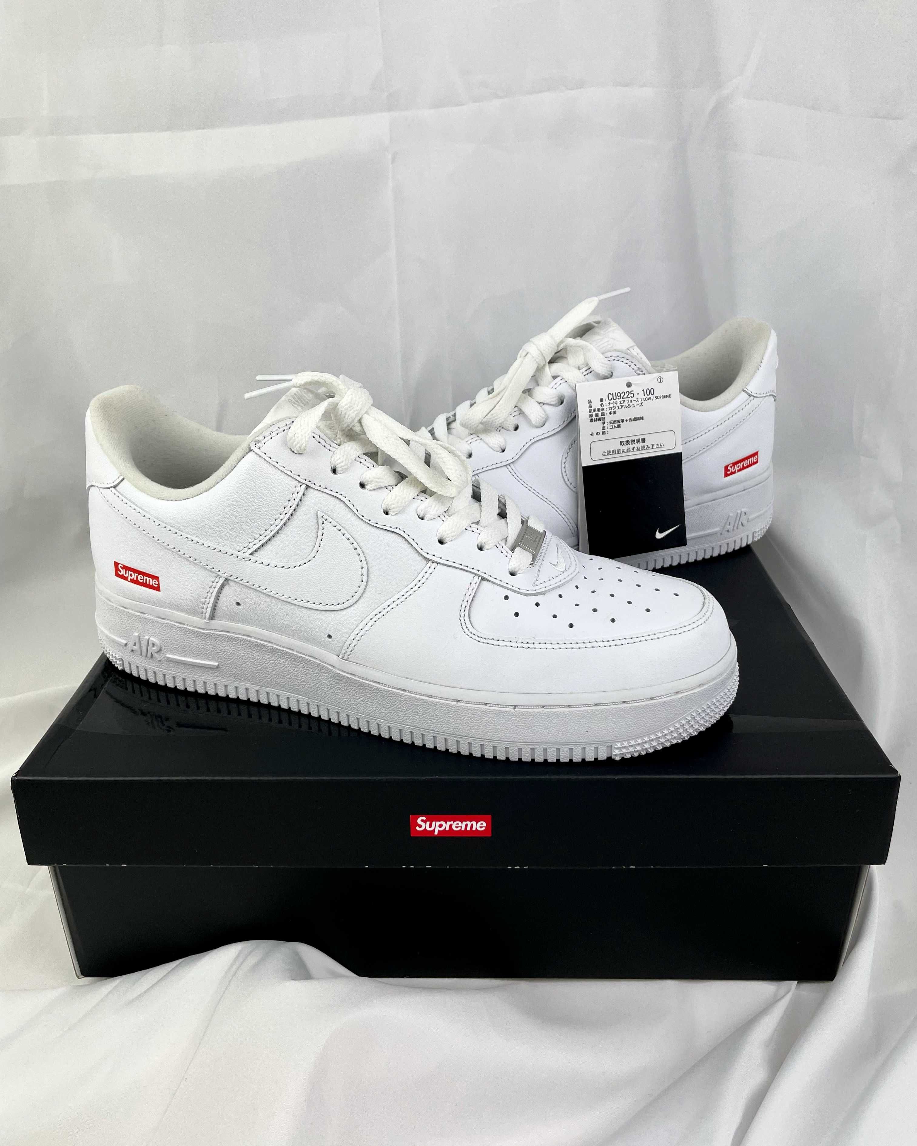 Supreme × Nike Air Force 1 Low "White"