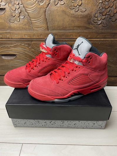 Nike Air Jordan 5 Ratro "Red Suede"