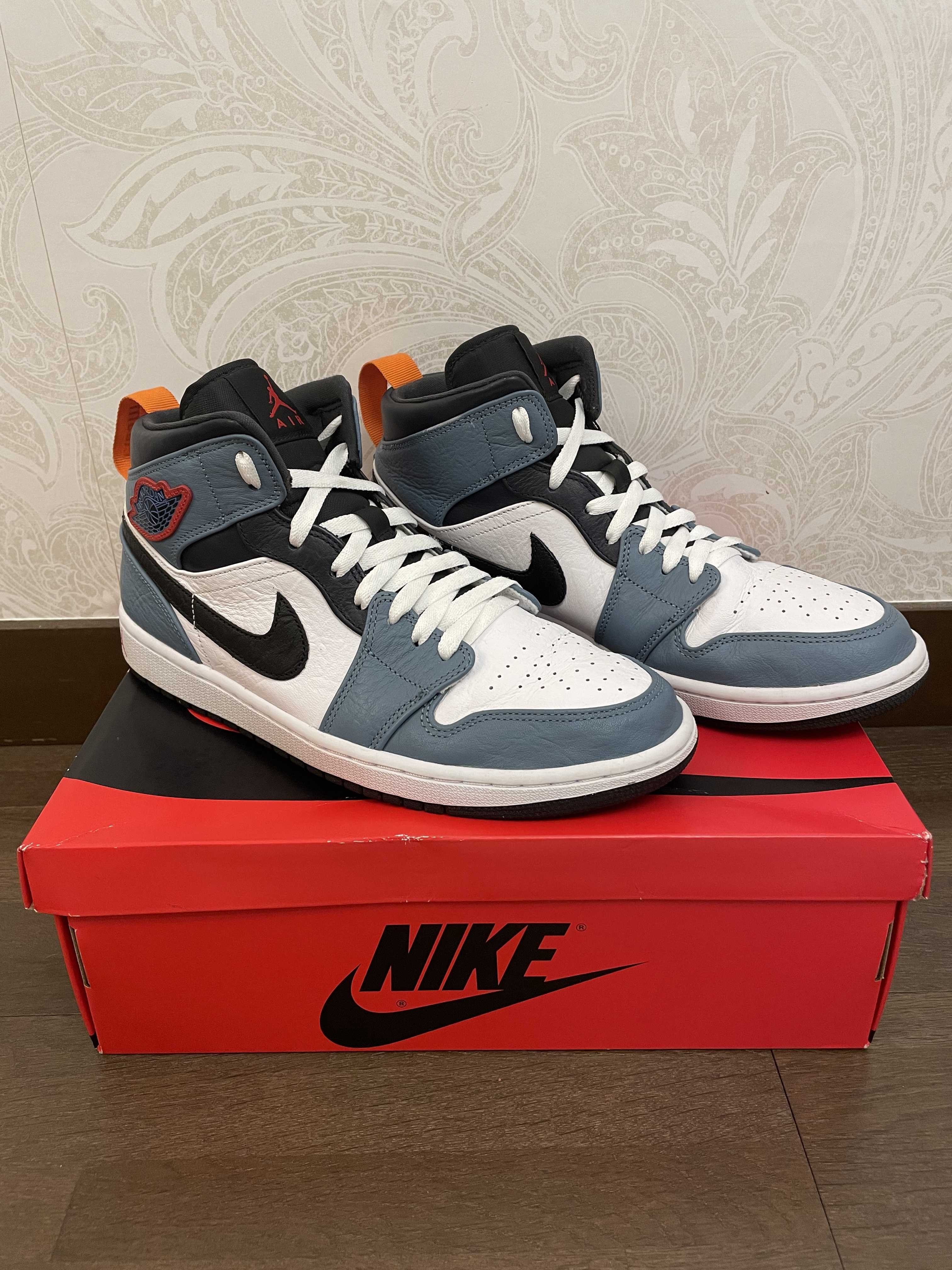FACETASM × Nike Air Jordan 1 Mid "White/Navy"