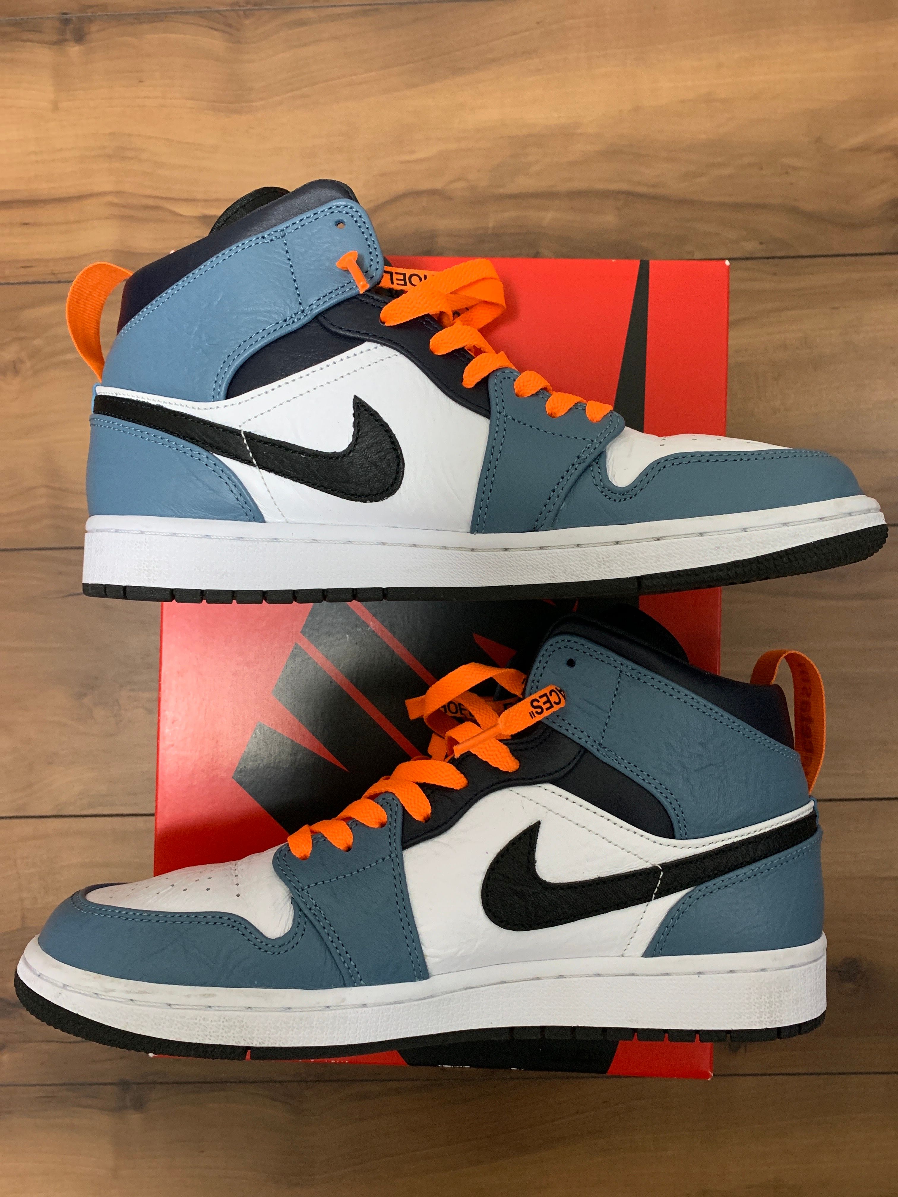 FACETASM × Nike Air Jordan 1 Mid "White/Navy"