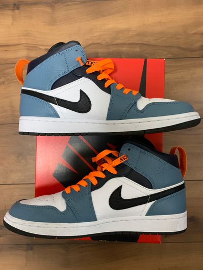 FACETASM × Nike Air Jordan 1 Mid "White/Navy"