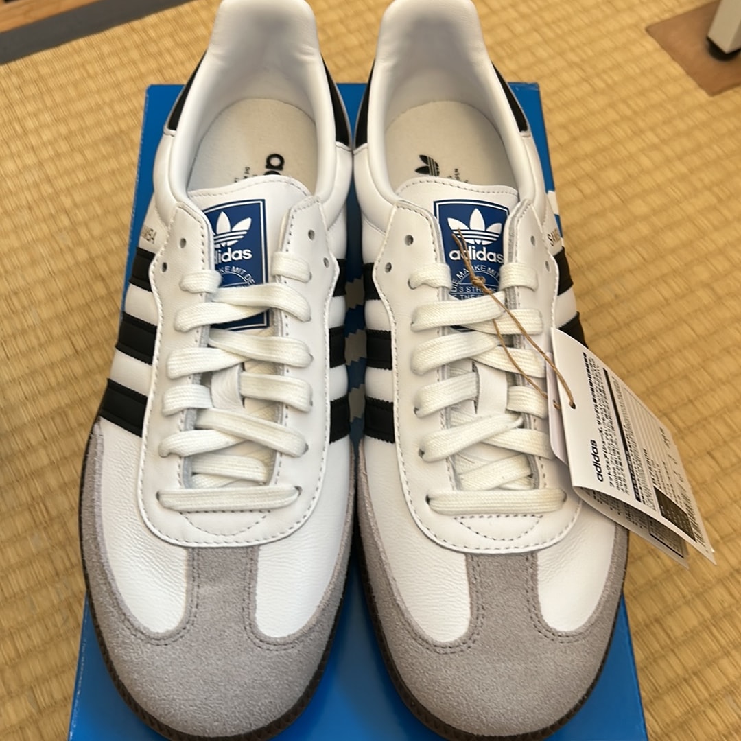 adidas Samba OG "Cloud White/Core Black/Clear Granite"