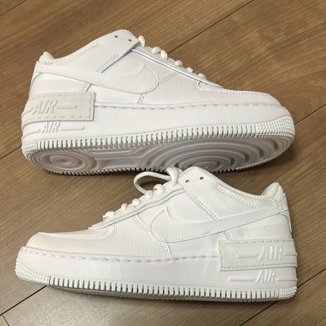 Nike Women's Air Force 1 Low Shadow "Triple White"