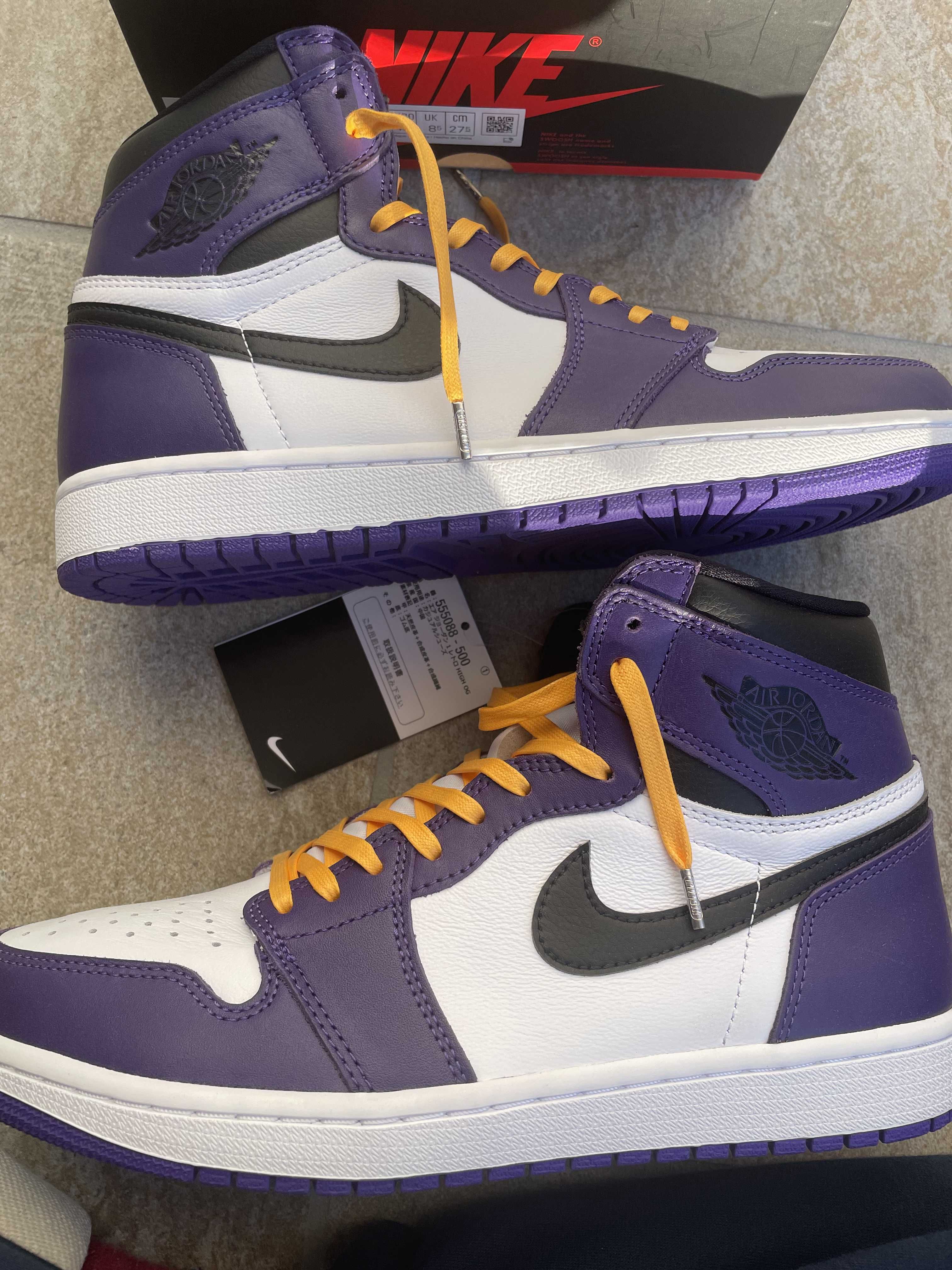 Nike Air Jordan 1 Retro High OG "Court Purple White/Black" (2020)