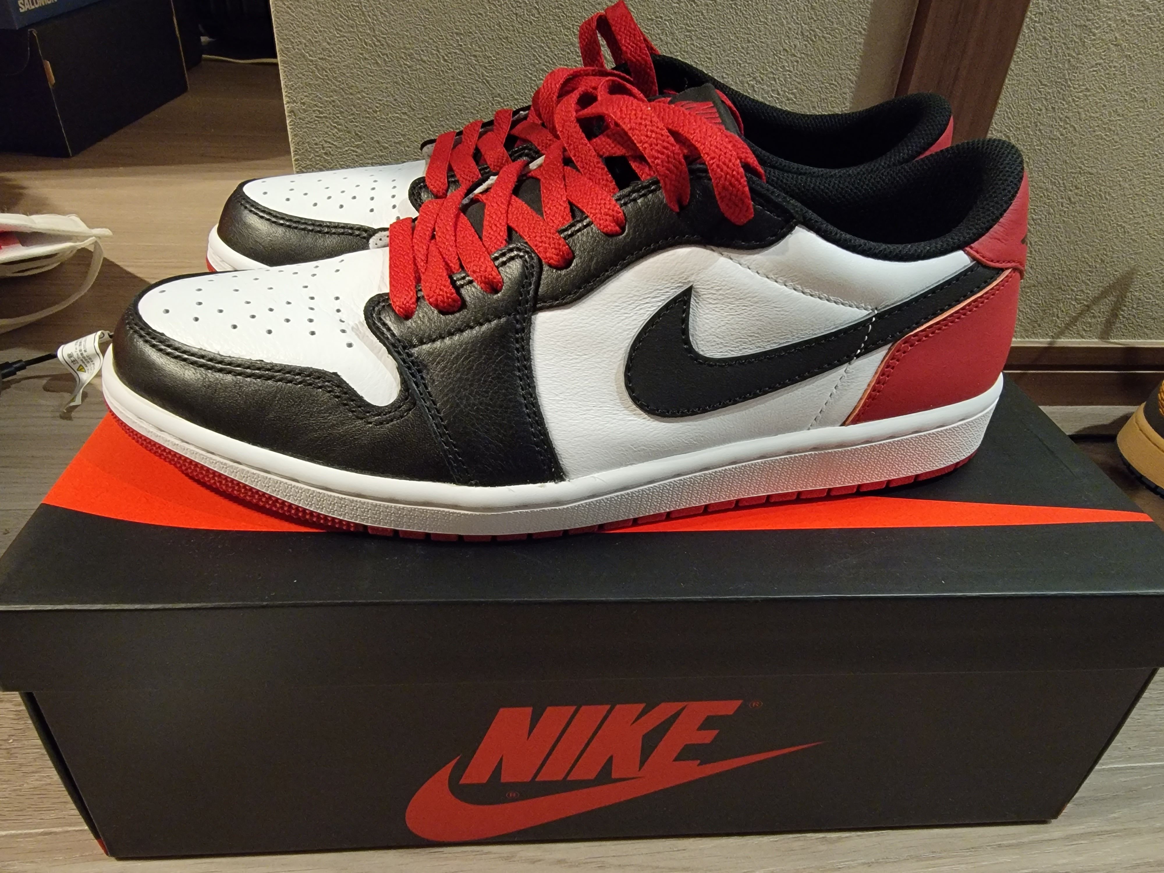 Nike Air Jordan 1 Retro Low OG "Black Toe"