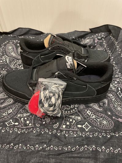 Travis Scott × Nike Air Jordan 1 Low OG SP "Black Phantom"