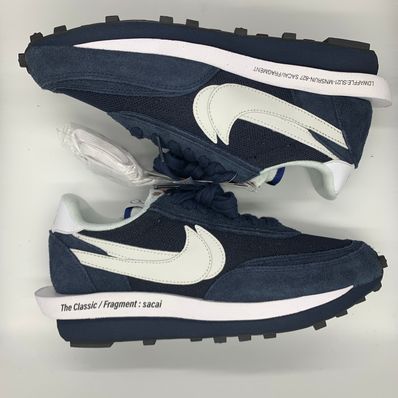 Fragment × sacai × Nike LD Waffle "Blackended Blue"