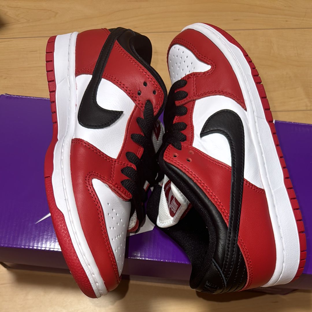 Nike SB Dunk Low Pro "J-Pack Chicago/Varsity Red and White"