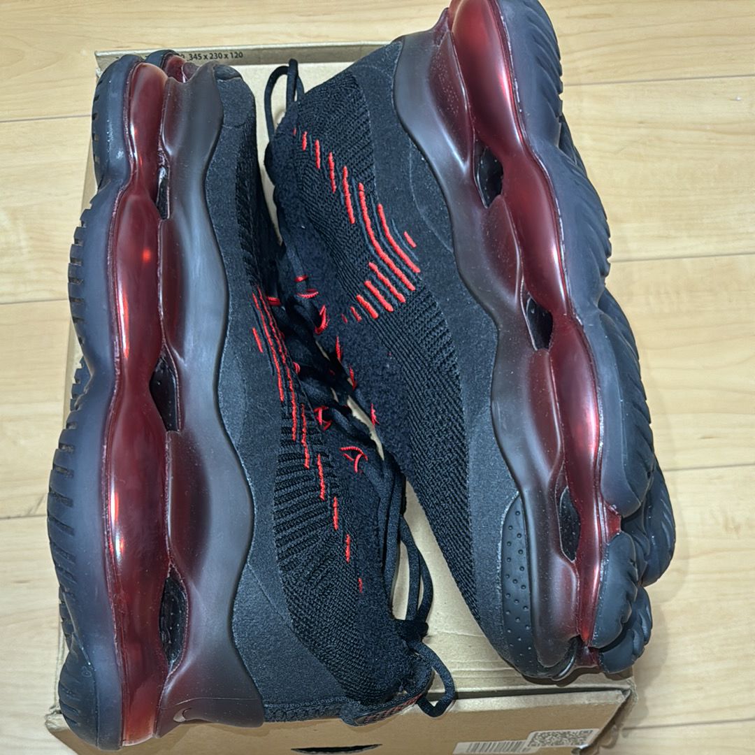 Nike Air Max Scorpion "Black and University Red"