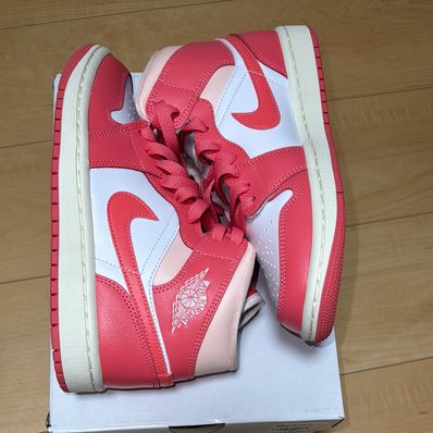 Nike Women's Air Jordan 1 Mid "Strawberries and Cream"