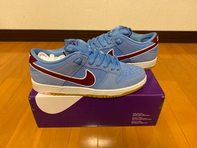 Nike SB Dunk Low Pro "Philadelphia Phillies/Valor Blue and Team Maroon"