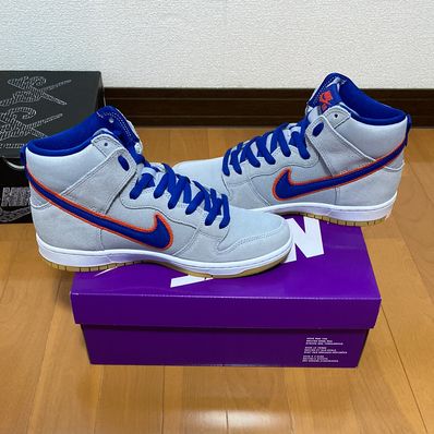 Nike SB Dunk High "Rush Blue and Team Orange/New York Mets"