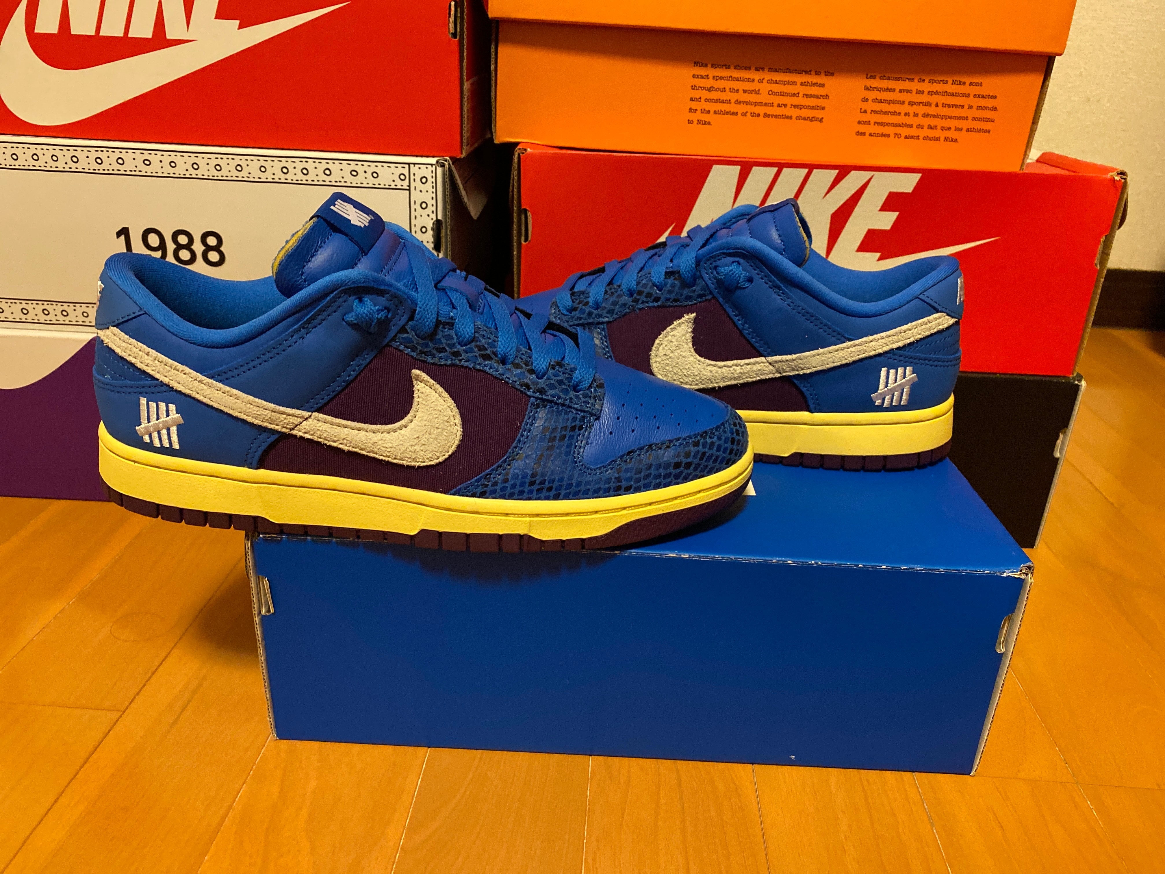 UNDEFEATED × Nike Dunk Low SP "Royal"