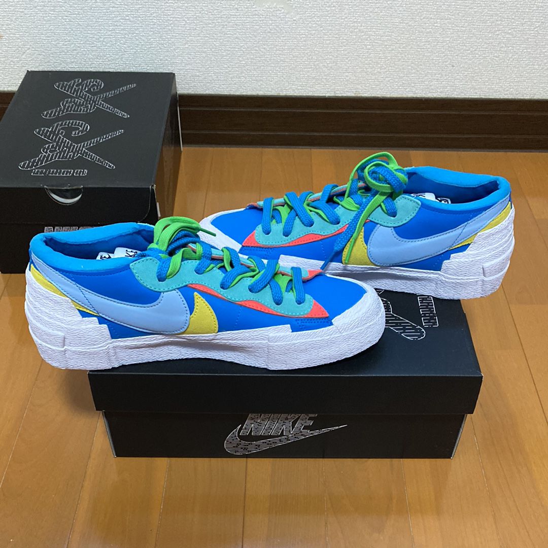 KAWS × sacai × Nike Blazer Low "Neptune Blue"
