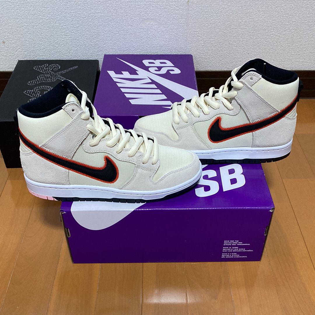 Nike SB Dunk High "San Francisco Giants/Coconut Milk and Black"