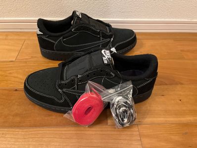 Travis Scott × Nike Air Jordan 1 Low OG SP "Black Phantom"