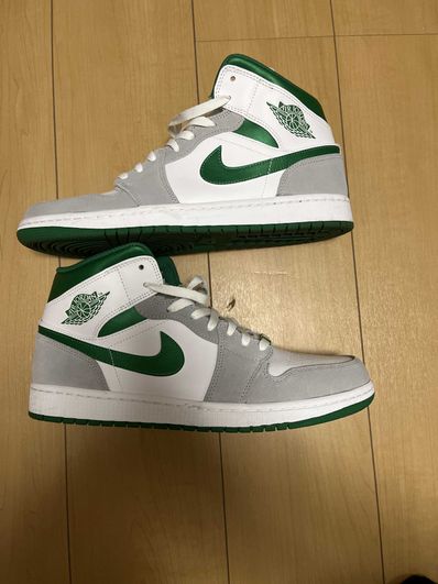 Nike Air Jordan 1 Mid "Green Grey White"