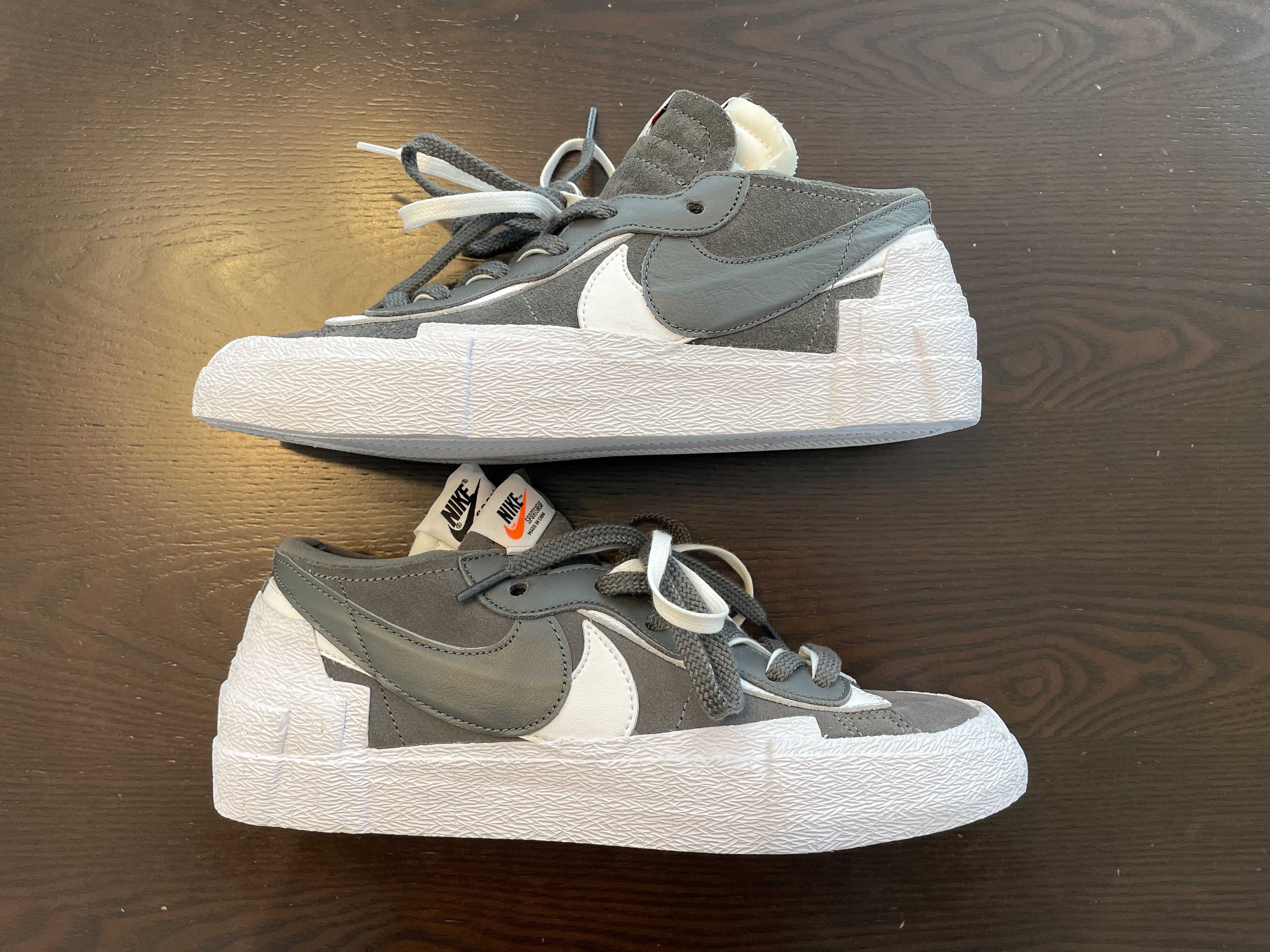Sacai × Nike Blazer Low "Iron Grey"
