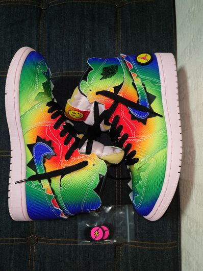 J Balvin × Nike Air Jordan 1 High OG "Rainbow"