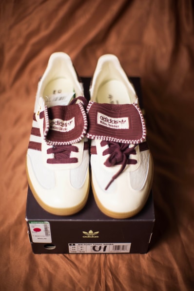 Wales Bonner × adidas Samba Pony Tonal Low "Cream White/Mystery Brown"