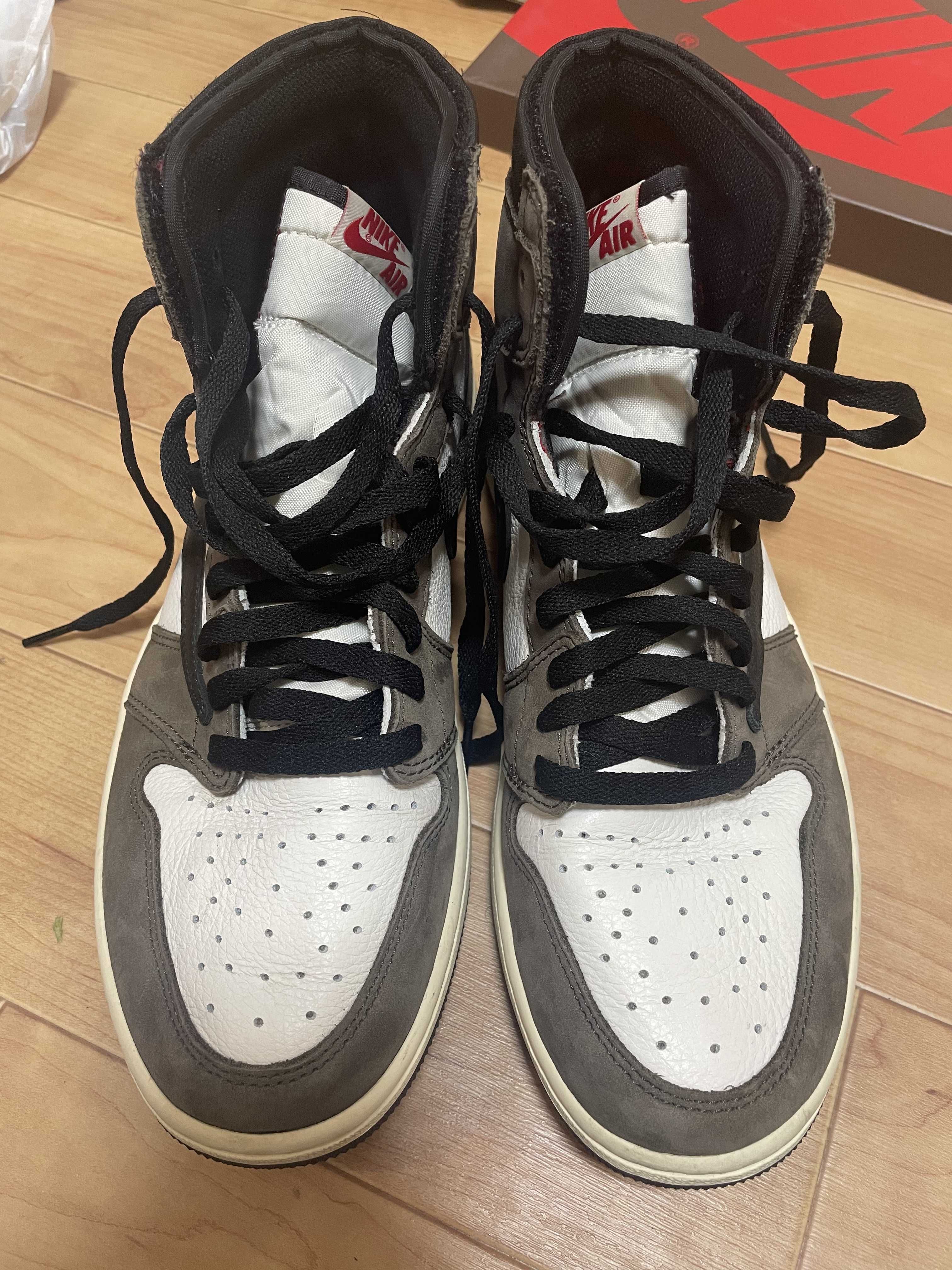 Travis Scott × Nike Air Jordan 1 Retro High OG TS SP "Sail/Dark Mocha"