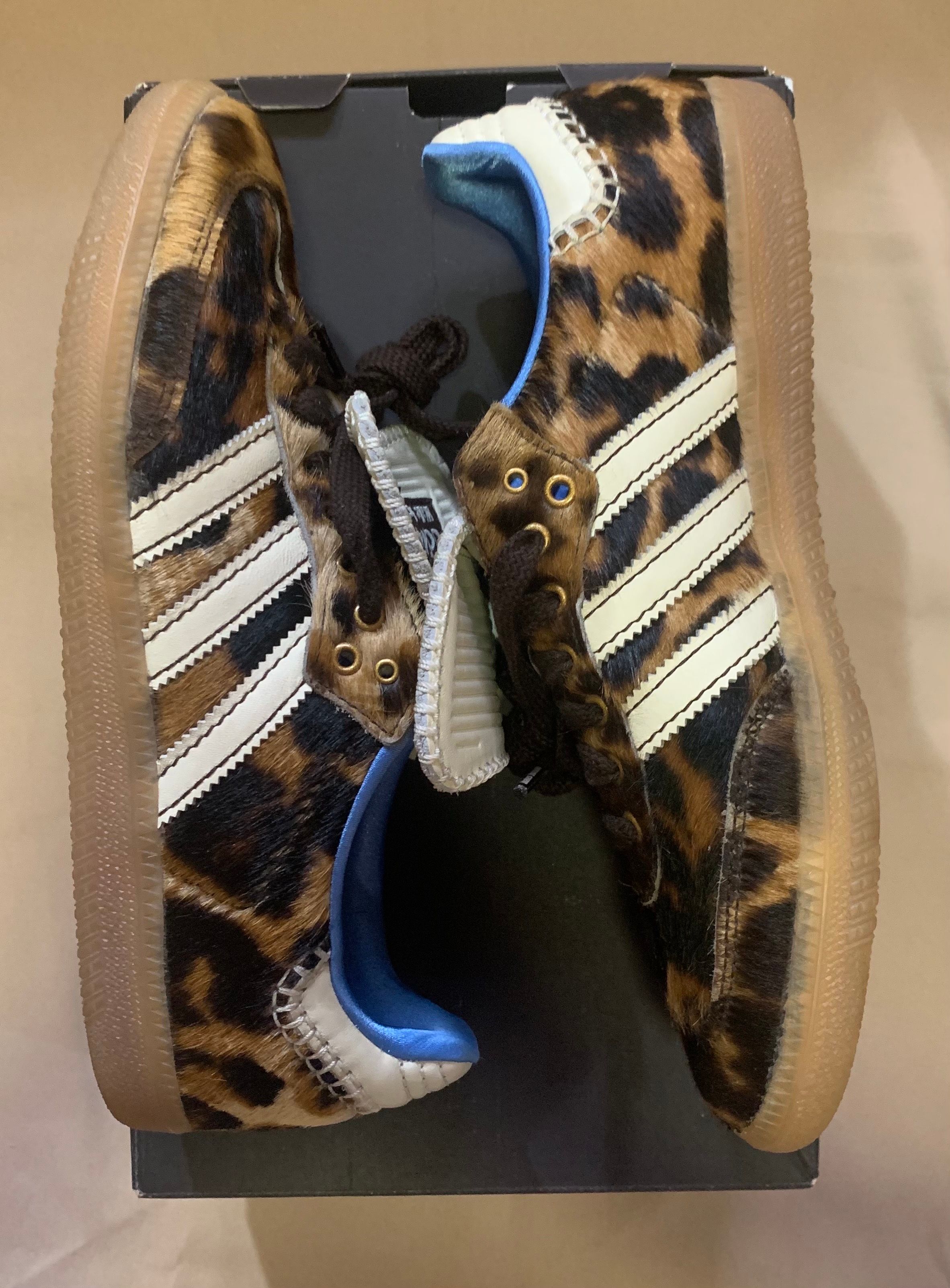 Wales Bonner × adidas Samba Pony Leo Low "Dark Brown/Cream White"