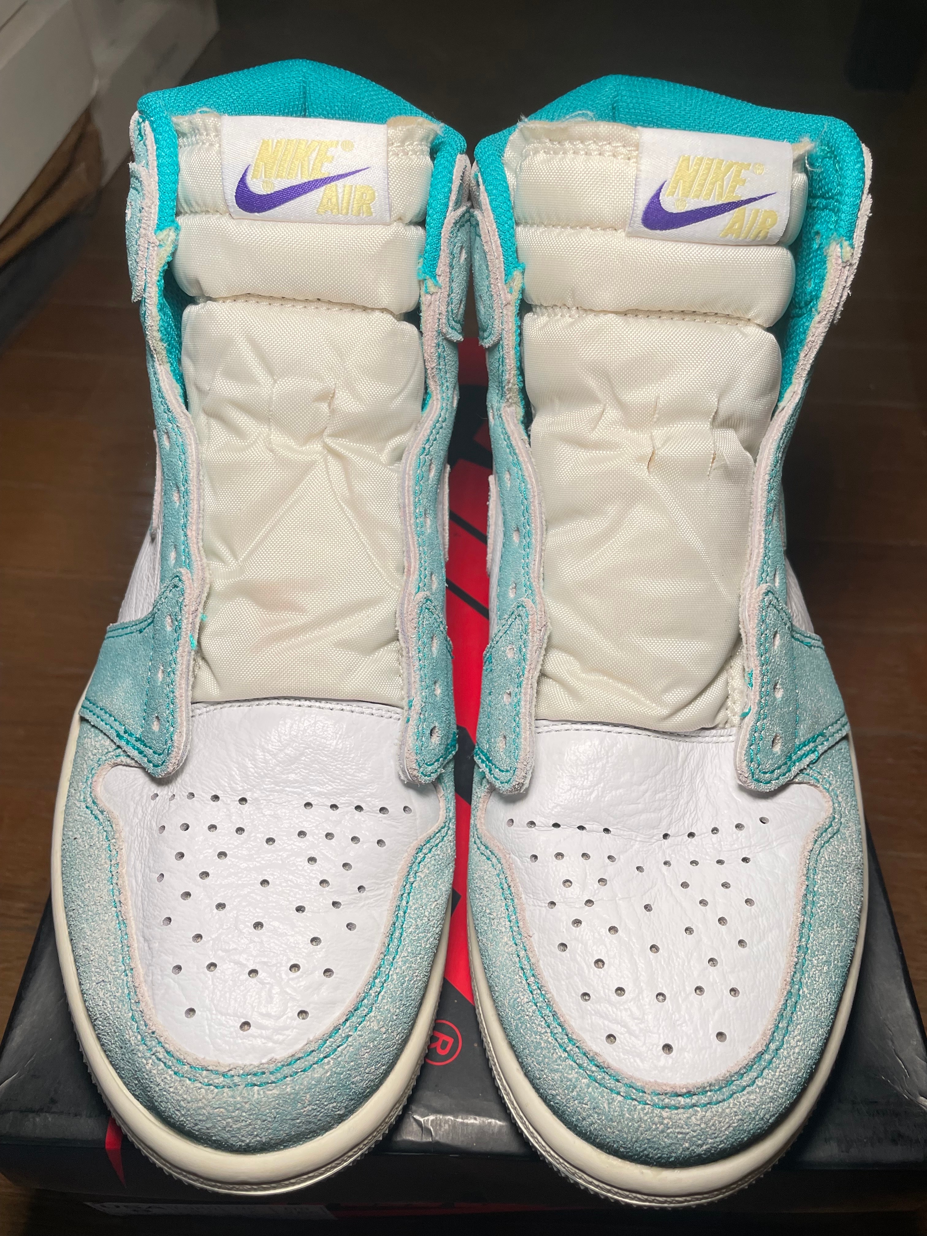 NIKE AIR JORDAN 1 TURBO GREEN　25cm 中古完品 楽天市場】air jordan 1 retro high og turbo greenの通販
